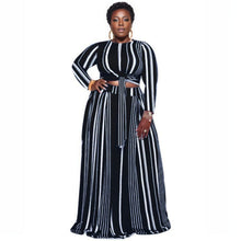 Load image into Gallery viewer, 1XL Navy Stripe Outfit Set
