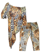 Load image into Gallery viewer, 2XL Animal Print Tunic Set
