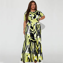 Load image into Gallery viewer, 5XL Yellow Black Outfit Set

