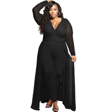Load image into Gallery viewer, 2XL Black Mesh High Low Pant Set
