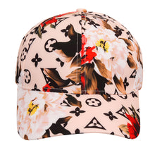Load image into Gallery viewer, Peach LV Monogram Flower Cap

