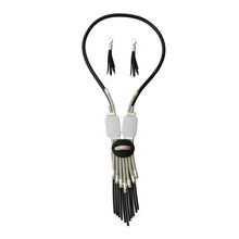 Load image into Gallery viewer, Long Black Necklace Set
