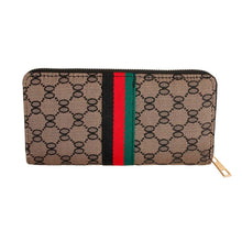 Load image into Gallery viewer, Brown Designer Woven Wallet
