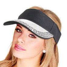 Load image into Gallery viewer, Designer Style Silver Visor
