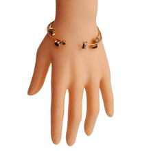 Load image into Gallery viewer, Black Crystal 3Pcs Thin Wire Cuff
