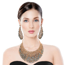 Load image into Gallery viewer, Brilliant Black Diamond Round Cut Crystal Necklace
