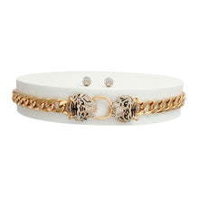 Load image into Gallery viewer, Iced Tiger Gold Chain Choker
