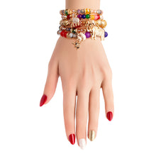 Load image into Gallery viewer, Multi Color Bead Elephant Bracelets
