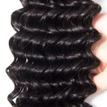 Load image into Gallery viewer, Peruvian Virgin Hair Loose Deep Wave 3 Bundles 100% Virgin Hair Bundles Loose Deep Curly Weave Human Hair
