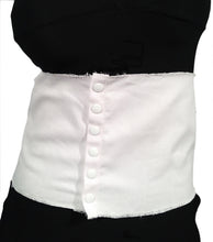 Load image into Gallery viewer, White Wide Corset Belt
