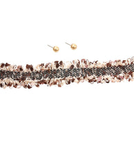 Load image into Gallery viewer, Layered Yarn Choker
