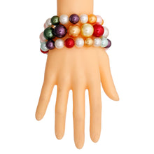 Load image into Gallery viewer, Multi Pearl 3 Pcs Bracelets
