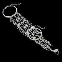 Load image into Gallery viewer, Silver Two Cuff Arm Band
