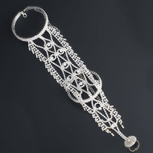 Load image into Gallery viewer, Silver Two Cuff Arm Band
