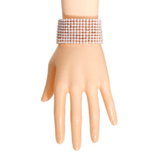 Load image into Gallery viewer, Cream Pearl 9 Line Bracelet
