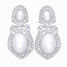 Load image into Gallery viewer, Clip On Silver Elegant Medium Earrings for Women
