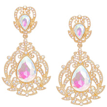 Load image into Gallery viewer, Clip On AURBO Large Crystal Earrings for Women

