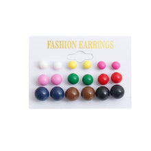 Load image into Gallery viewer, Various Color 9 pcs Studs
