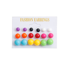 Load image into Gallery viewer, Bright Color 9 pcs Studs

