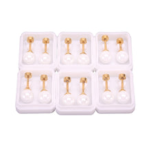 Load image into Gallery viewer, Gold Stainless Steel Stud 6 Pack
