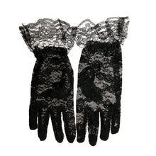 Load image into Gallery viewer, Black Lace Gloves
