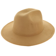 Load image into Gallery viewer, Beige Solid Color Fedora
