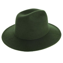 Load image into Gallery viewer, Olive Solid Color Fedora
