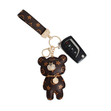 Load image into Gallery viewer, Brown Teddy Charm Keychain
