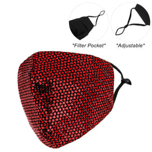 Load image into Gallery viewer, Red Sequin Disco Mask
