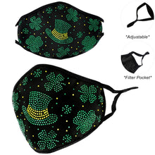 Load image into Gallery viewer, Green Shamrock Mask
