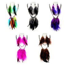 Load image into Gallery viewer, 1pc Assorted Color Feather Necklace
