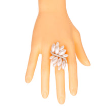 Load image into Gallery viewer, Cream Marquise Pearl Ring

