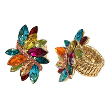 Load image into Gallery viewer, Multi Color Marquise Crystal Ring
