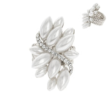 Load image into Gallery viewer, White Marquise Pearl Ring
