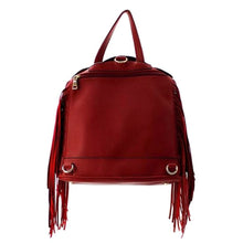 Load image into Gallery viewer, Moto Jacket Fringe Backpack
