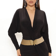 Load image into Gallery viewer, Woven Ivory Butterfly Belt
