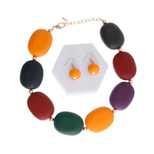 Load image into Gallery viewer, Multi Wooden Disc Necklace

