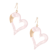 Load image into Gallery viewer, Light Pink Matte Gold Earrings
