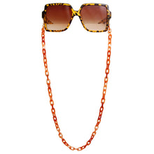 Load image into Gallery viewer, Brown Link Sunglasses Chain
