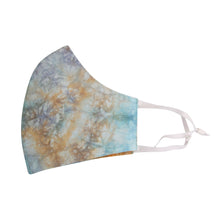 Load image into Gallery viewer, Blue and Yellow Tie Dye Mask
