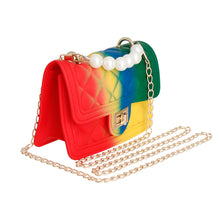 Load image into Gallery viewer, Red Green Gradient Micro Jelly Bag
