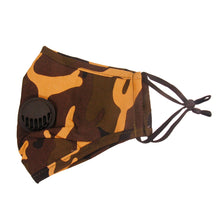 Load image into Gallery viewer, Mustard Camo Filter Mask
