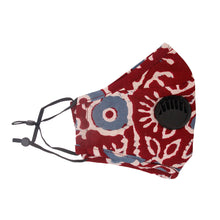 Load image into Gallery viewer, Burgundy Cheetah Filter Mask
