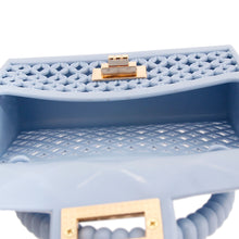 Load image into Gallery viewer, Light Blue Jelly Top Handle Mini Crossbody
