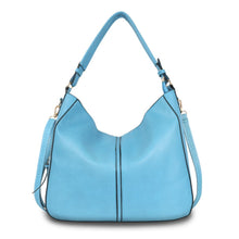 Load image into Gallery viewer, Light Blue Hobo Bag
