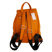 Load image into Gallery viewer, Mustard Embroidered Flower Backpack
