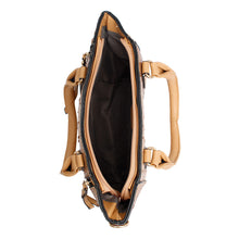 Load image into Gallery viewer, Light Brown Croc Tote Pouch Set
