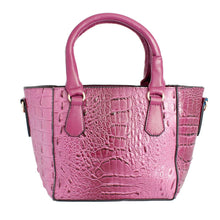 Load image into Gallery viewer, Purple Croc Tote Pouch Set

