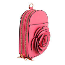 Load image into Gallery viewer, Fuchsia Flower Mini Backpack
