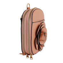Load image into Gallery viewer, Mauve Pink Flower Mini Backpack
